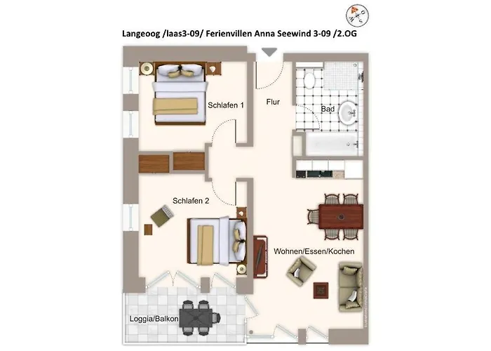 Apartmentvilla Anna Apartmentvilla Anna 3-09 アパート *